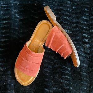 Made In Spain by Musse & Cloud Suede Mule Flat Sandal